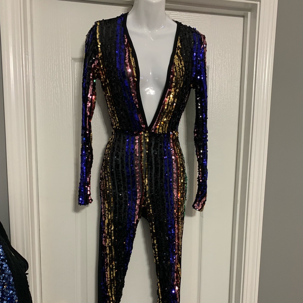 COPY - Multi Color sequin jumpsuit